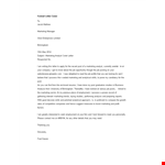 Formal Letter Cover example document template