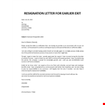 Letter Of Resignation Template example document template