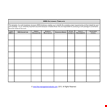 Effective Work Breakdown Structure Template: Requirements & Dictionary example document template