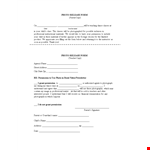 Grant Photo Permission with our Photo Release Form example document template