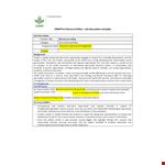 Effective Job Description Template for Projects example document template