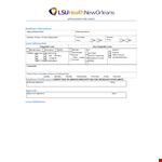 Job Leave Application Form Template example document template