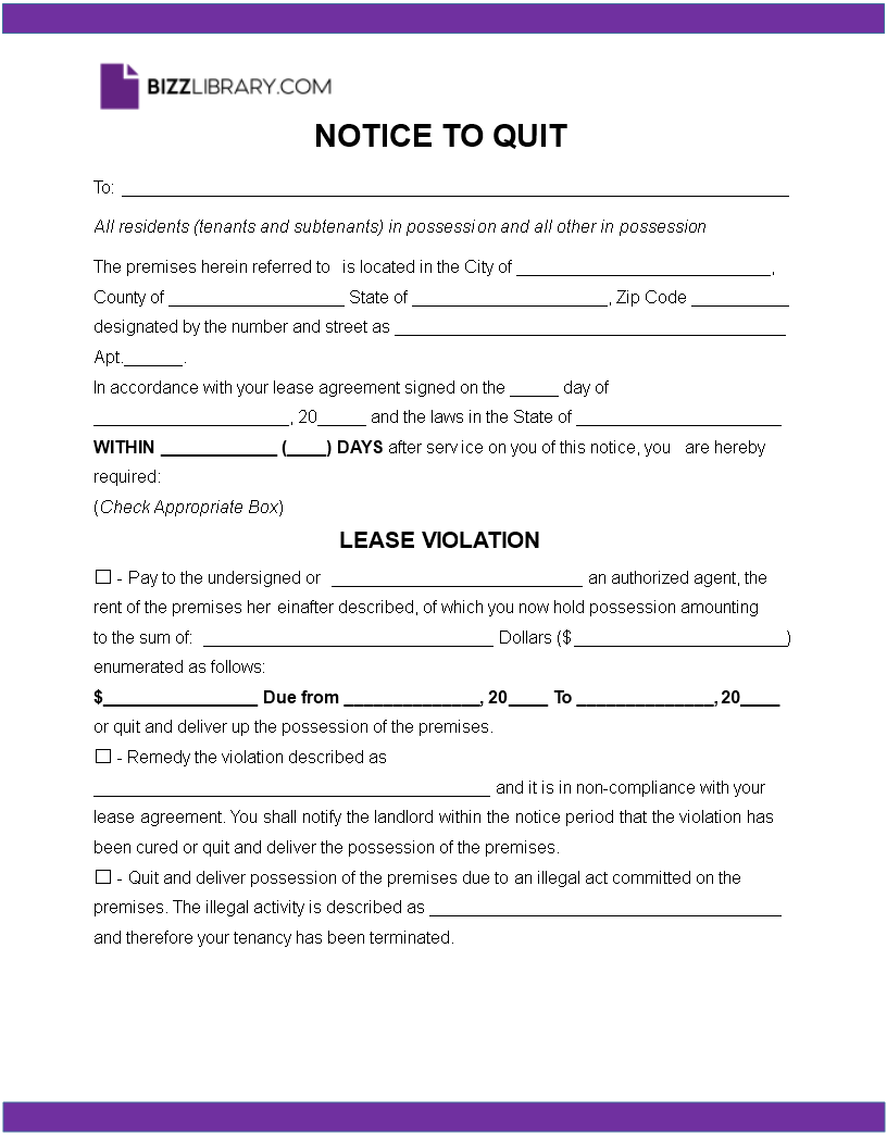 eviction notices template Main Image eviction notices template