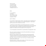 Sample Office Email Cover Letter example document template