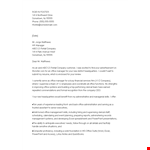 Sample Office Email Cover Letter example document template 