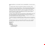 How to Receive Employment Contract Grievance Letters: A Guide example document template