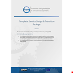 Transition Plan Template | Effective Service Architecture & Requirements Acceptance Criteria example document template