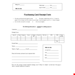 Purchase Cash Receipt example document template