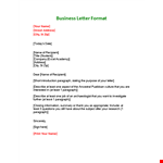 Proper Formal Business Letter Format | Tips and Examples to Write an Effective Letter example document template
