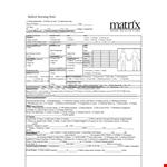 Skilled Nursing Note example document template 
