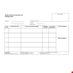 Unit Plan Template example document template
