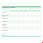 Chore Chart For To Year Kids example document template