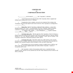 Maryland Corporate Resolution Form | Efficiently Manage Corporation Resolutions example document template