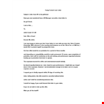 Funny Formal Love Letter example document template 