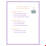Plan Your Epic Halloween Party with Our Halloween Party Schedule Template example document template