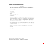 Professional Business Followup Letter - Improve Practice | Matthew Spillane | Divers example document template