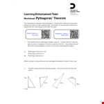 Discover the Power of Pythagoras: Exploring the Pythagorean Theorem and Its Use in Triangles. example document template