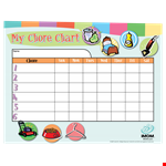 Chore Chart Template - Organize Your Family Chores with Ease example document template