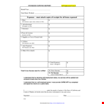 Download Our Business Expense Report Template for Total Control on Expenses example document template