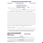Unprotect Your Company with Our Construction Proposal Template - Download Now example document template