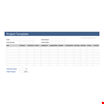 Project Tracking Template: Efficiently Track Multiple Projects example document template