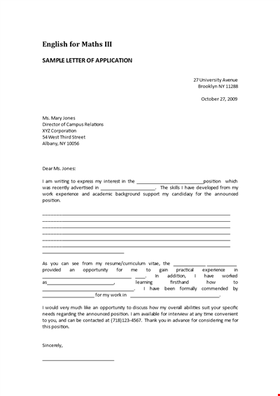 Letter Of Interest