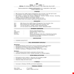 Corporate Finance Resume Format - Expertly Crafted for Finance, College, and Management Roles example document template
