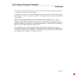 Project Proposal Template: Create Impactful Project Proposals | Maximize Opportunities example document template