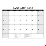Free Printable Blank Calendar Template example document template