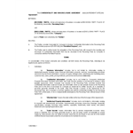 Confidential Non Disclosure Agreement Form | Protect Party Information | Receiving Confidential example document template