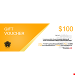 Gift Voucher example document template