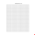 Printable Blue Grid Paper Template example document template