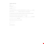 Letter Of Transfer Of Work Assignment example document template