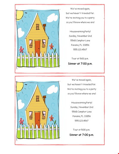 Personalized Housewarming Invitation Templates | Easy and Stylish Designs