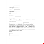 Debt Settlement Offer Letter example document template
