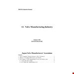 Manufacturing Company Flow Chart Template example document template