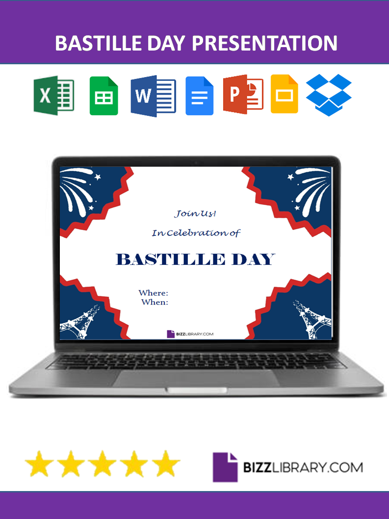 bastille day presentation template
