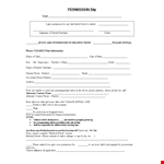 Get a Permission Slip for Your Child's Phone - Request One Today! example document template