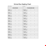 Seating Chart Template - Organize Your Classroom with Ease example document template