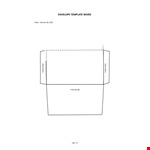 Envelope Template example document template