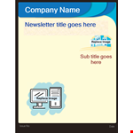 Professional Newsletter Templates - Customize and Send in Minutes example document template