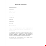 Free Appraisal Letter Template example document template
