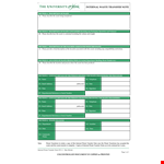 Transfer Internal example document template