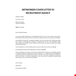 Artworker cover letter sample example document template