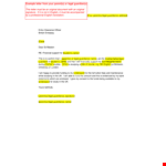 Letter of Support for LEGAL Assistance: English Letter of Support for Parent or Guardian example document template