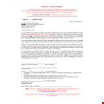 Notarized Letter Template | Authorized Document Samples | Organization & Chamber Support example document template 