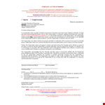 Notarized Letter Template | Authorized Document Samples | Organization & Chamber Support example document template