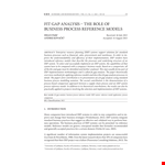 Fit Gap Analysis PDF Template - Streamline Your Business Process and Systems | Download Now example document template