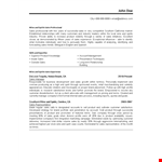 Corporate Sales Executive Resume - Marketing Company Sales Product through example document template