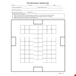 Create an Organized Seating Chart - Perfect for Administrators and Students example document template